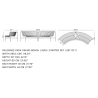 set of 2 dining benches in in - Palissade park grey - HAY