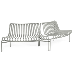 set of 2 dining benches out out - Palissade park grey - HAY