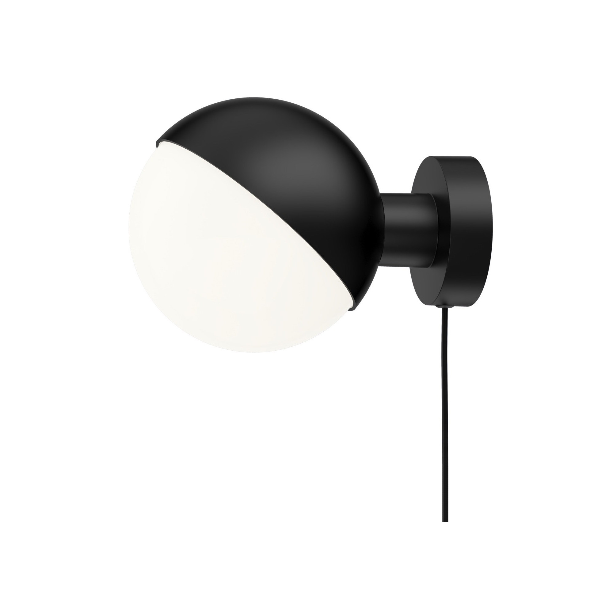 VL Studio Wall Lamp – Black, With Cord - Louis Poulsen