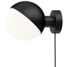 VL Studio Wall Lamp – Black, With Cord - Louis Poulsen