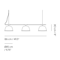 Muuto – Suspension Ambit Rail, dusty green