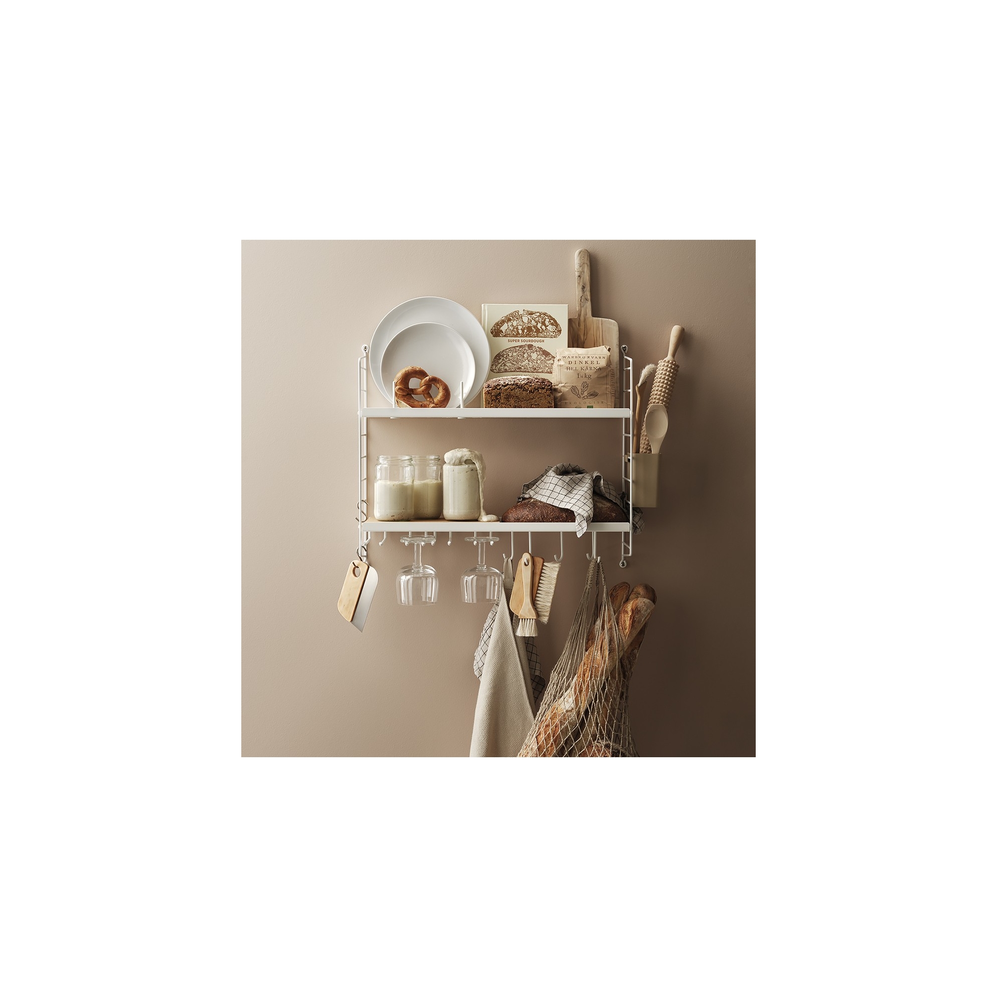 String kitchen - white - W58xD20xH50 cm