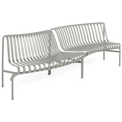 2 bancs de table in out - Palissade Park gris - HAY