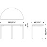 120 x 60cm - table 95 - Artek