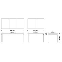 97 extendable table - Artek