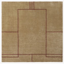 Bombay Golden Brown 240x240cm - Cruise Rug - &Tradition