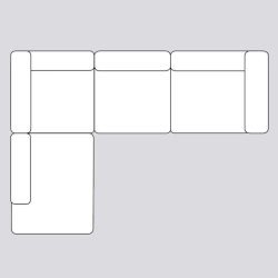 Hay – Canapé Mags Angle – Combinaison 2 gauche – Hallingdal 130
