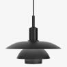 PH5/5 Pendant – all metal, black - Louis Poulsen