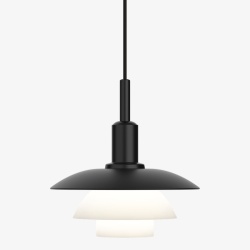 PH3/3 Pendant – black/glass - Louis Poulsen