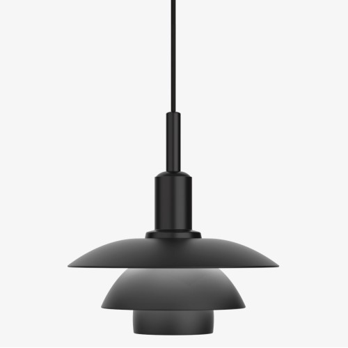 PH3/3 Pendant – all metal, black - Louis Poulsen