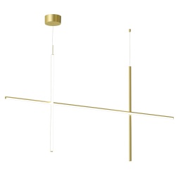 suspension Coordinates S2 CL III – anodisé champagne – Flos (F1844044)