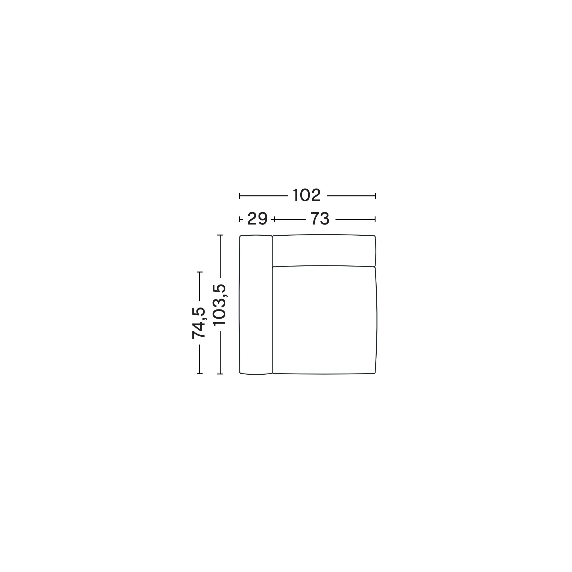 S1062 – Mags Soft - canapé modulable HAY