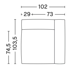 S1061 – Mags Soft - canapé modulable HAY