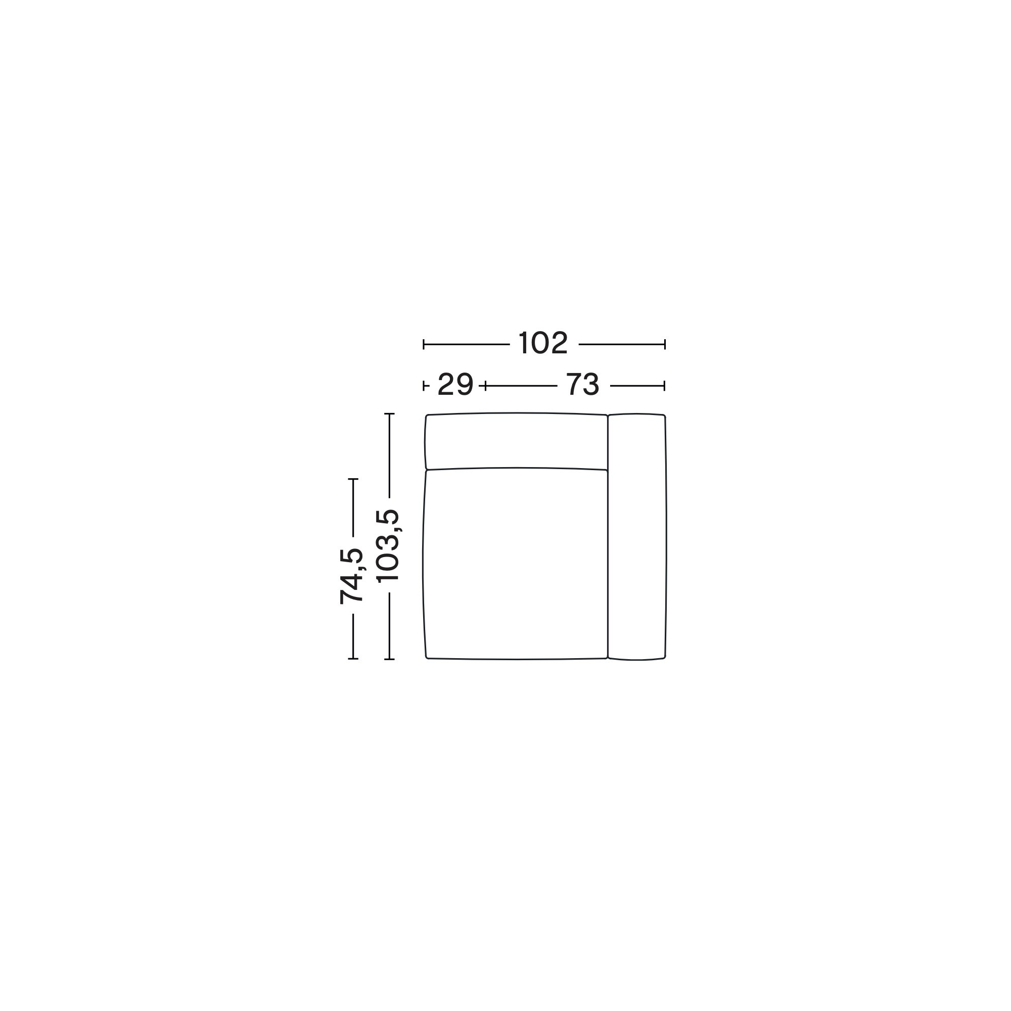 S1061 – Mags Soft - canapé modulable HAY