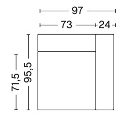 1061– Mags - canapé modulable HAY