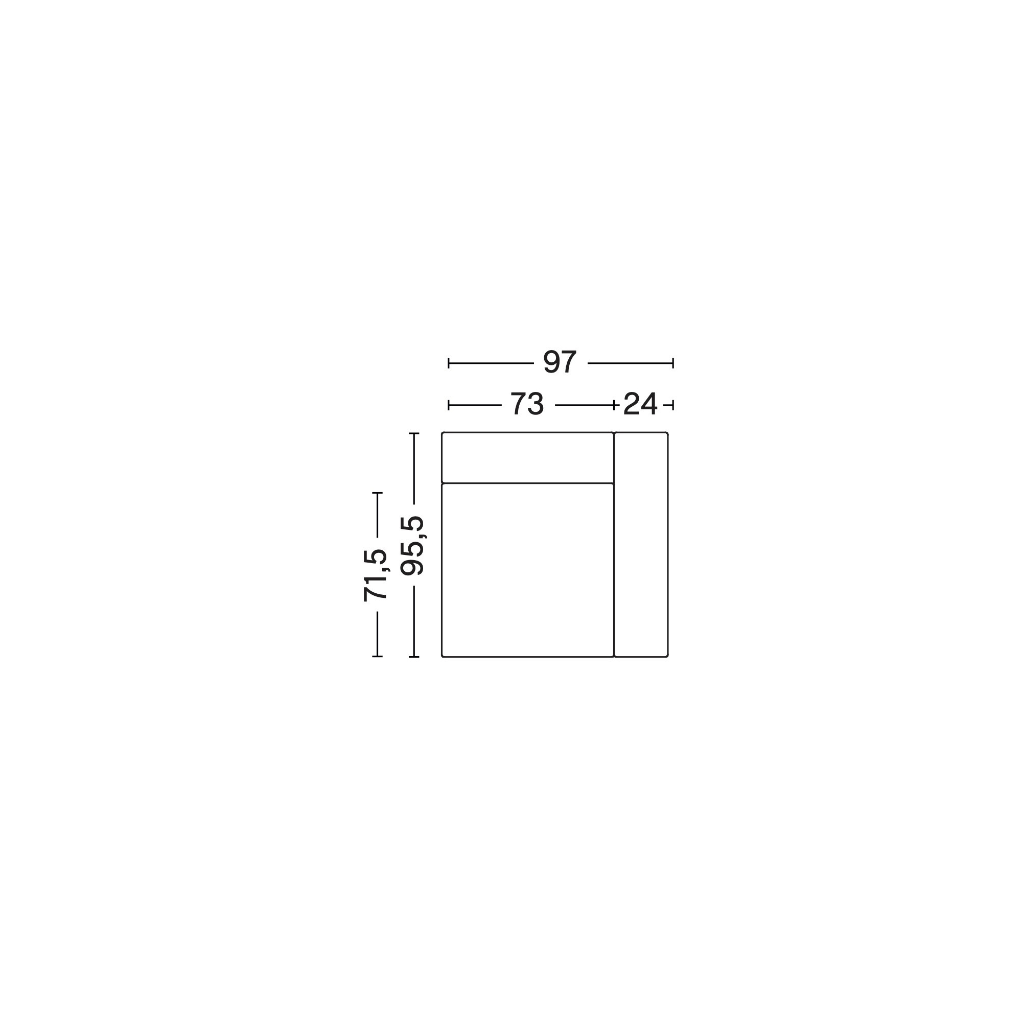 1061– Mags - canapé modulable HAY