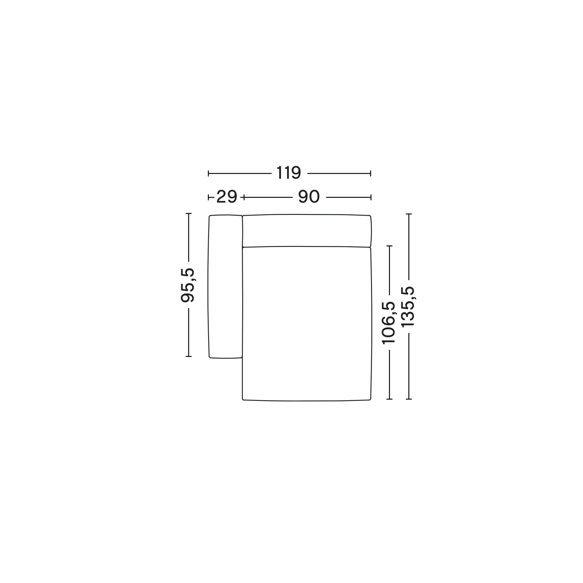 S8262 – Mags Soft - canapé modulable HAY