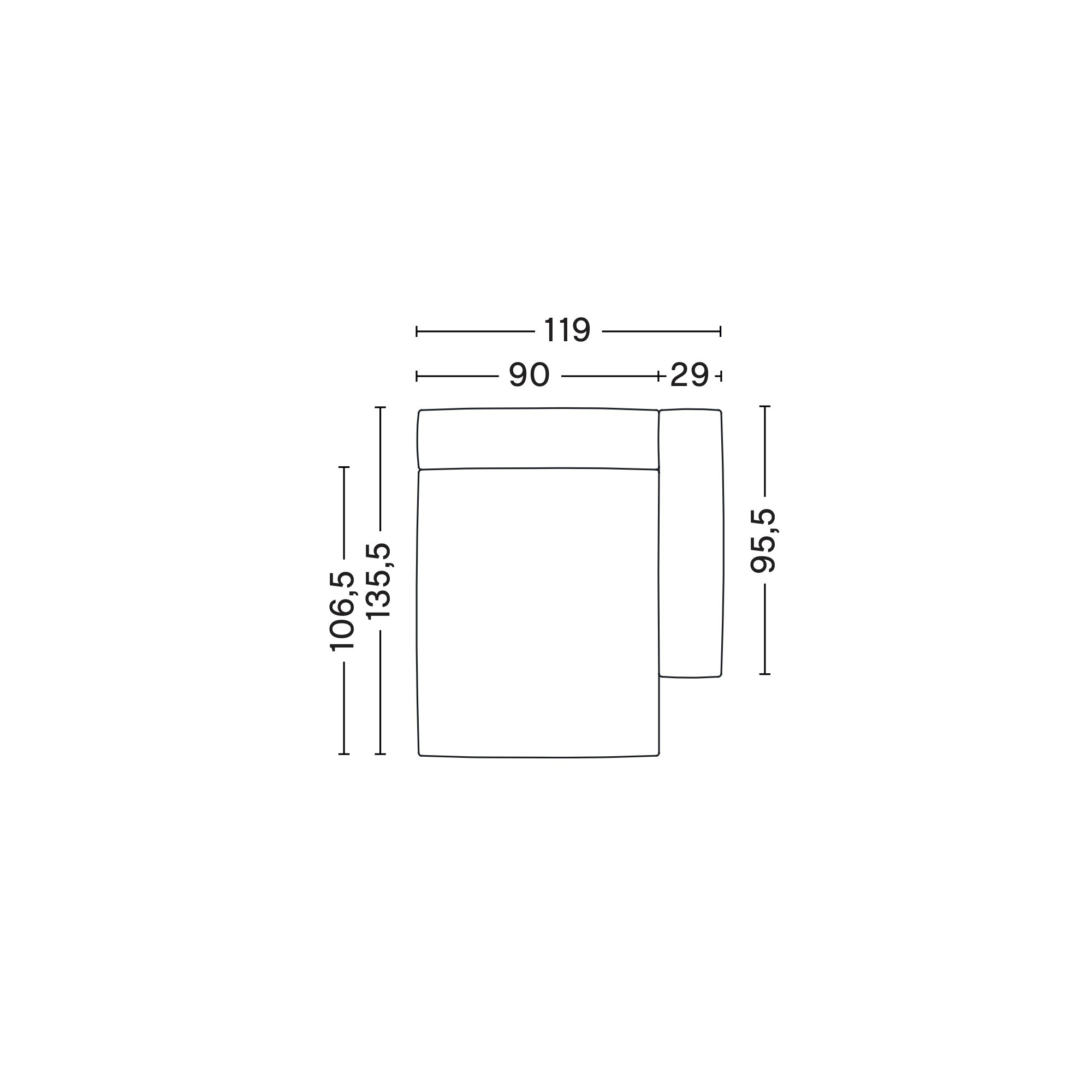 S8261 – Mags Soft - canapé modulable HAY