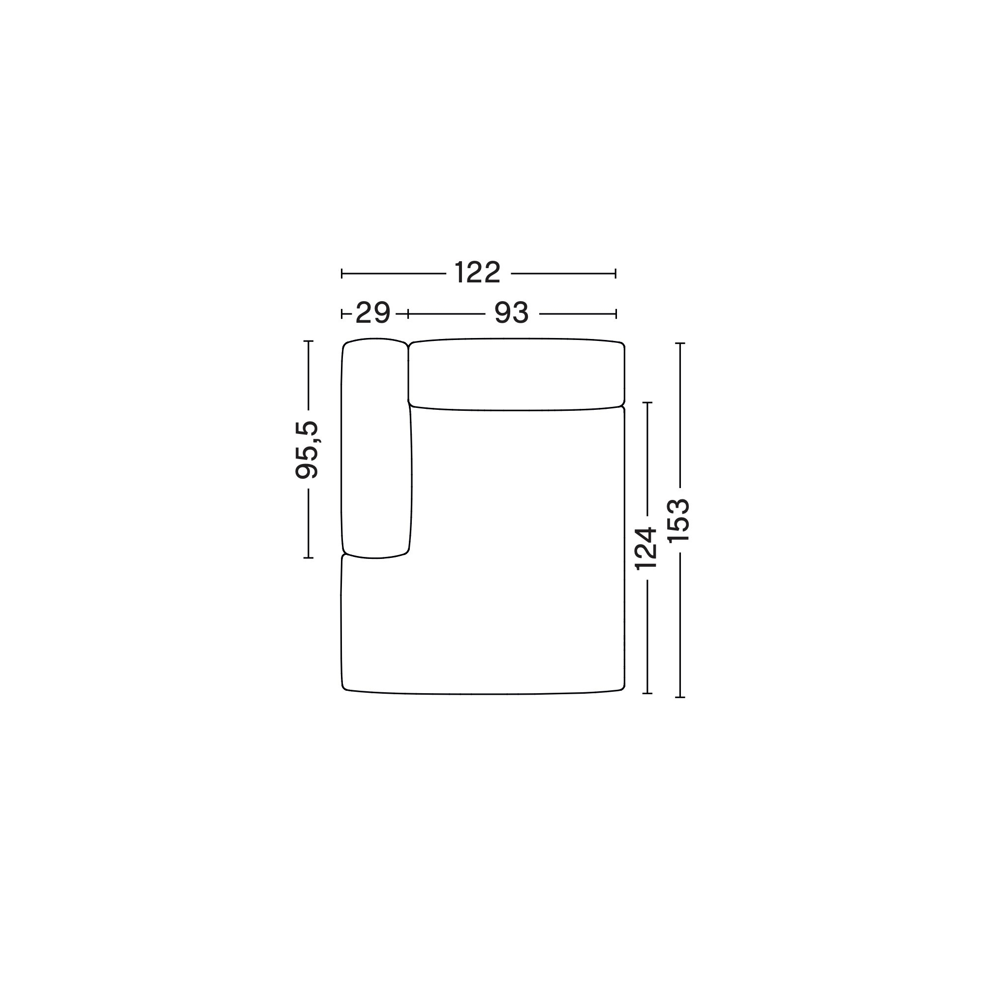 S7262 – Mags Soft - canapé modulable HAY