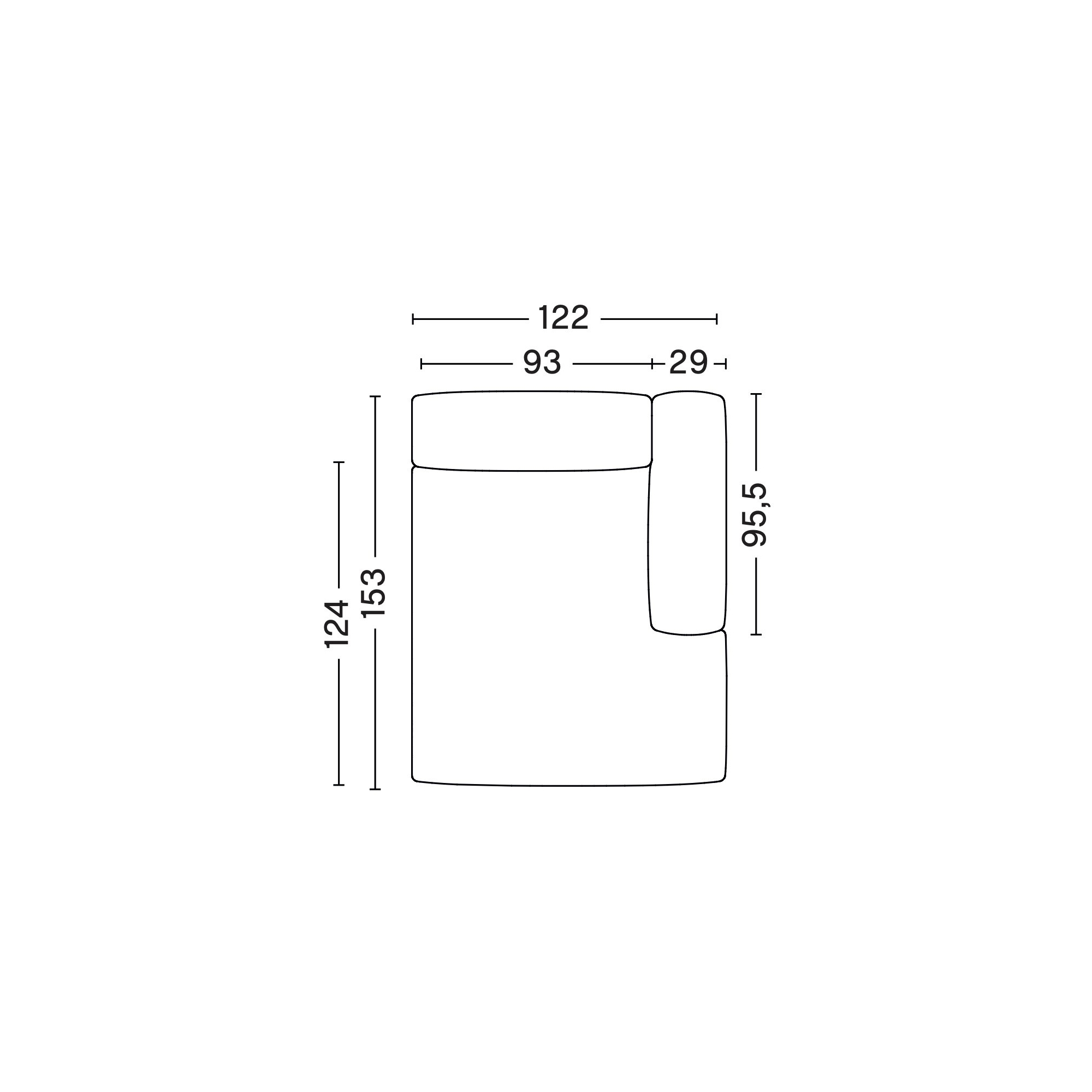 S7261 – Mags Soft - canapé modulable HAY