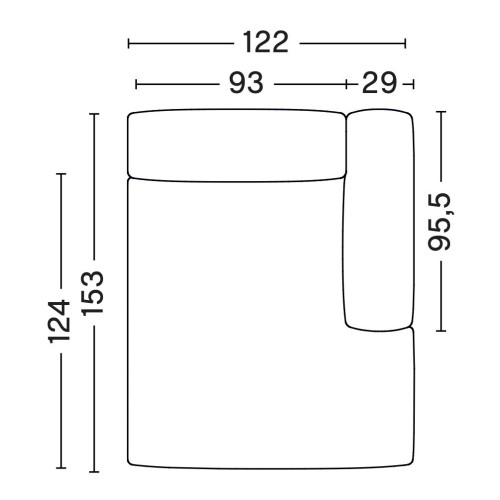 S7261 – Mags Soft - canapé modulable HAY