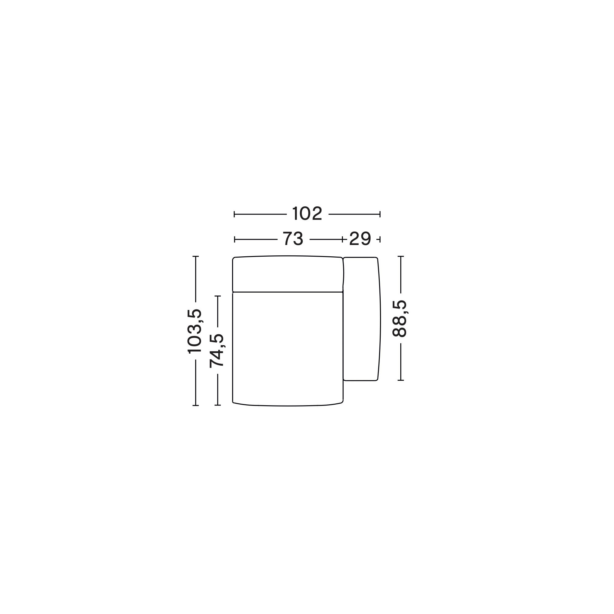 S1065 – Mags Soft Low - canapé modulable HAY - HAY