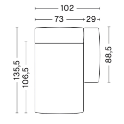 S8165 – Mags Soft Low - canapé modulable HAY - HAY