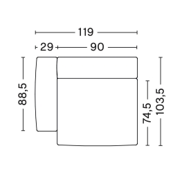 S1964 – Mags Soft Low - canapé modulable HAY - HAY