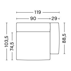 S1965 – Mags Soft Low - canapé modulable HAY - HAY