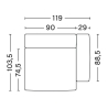 S1965 – Mags Soft Low - canapé modulable HAY - HAY