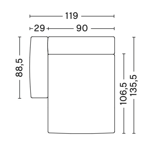 S8264 – Mags Soft Low - canapé modulable HAY - HAY