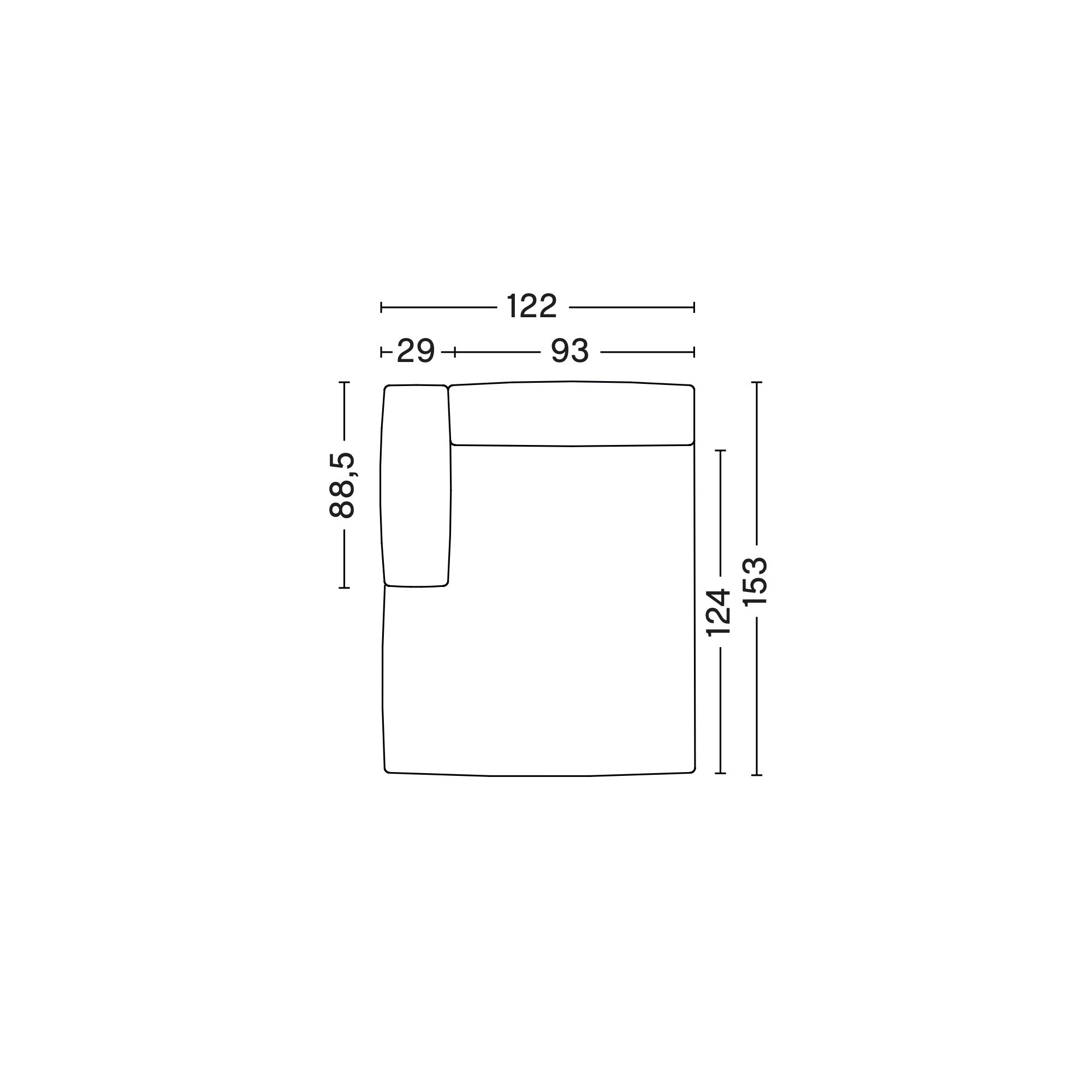 S7264 – Mags Soft Low - canapé modulable HAY - HAY