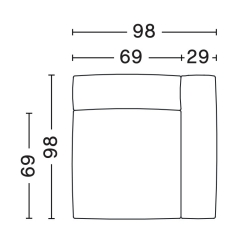 S1861 - Mags Soft - canapé modulable HAY - HAY