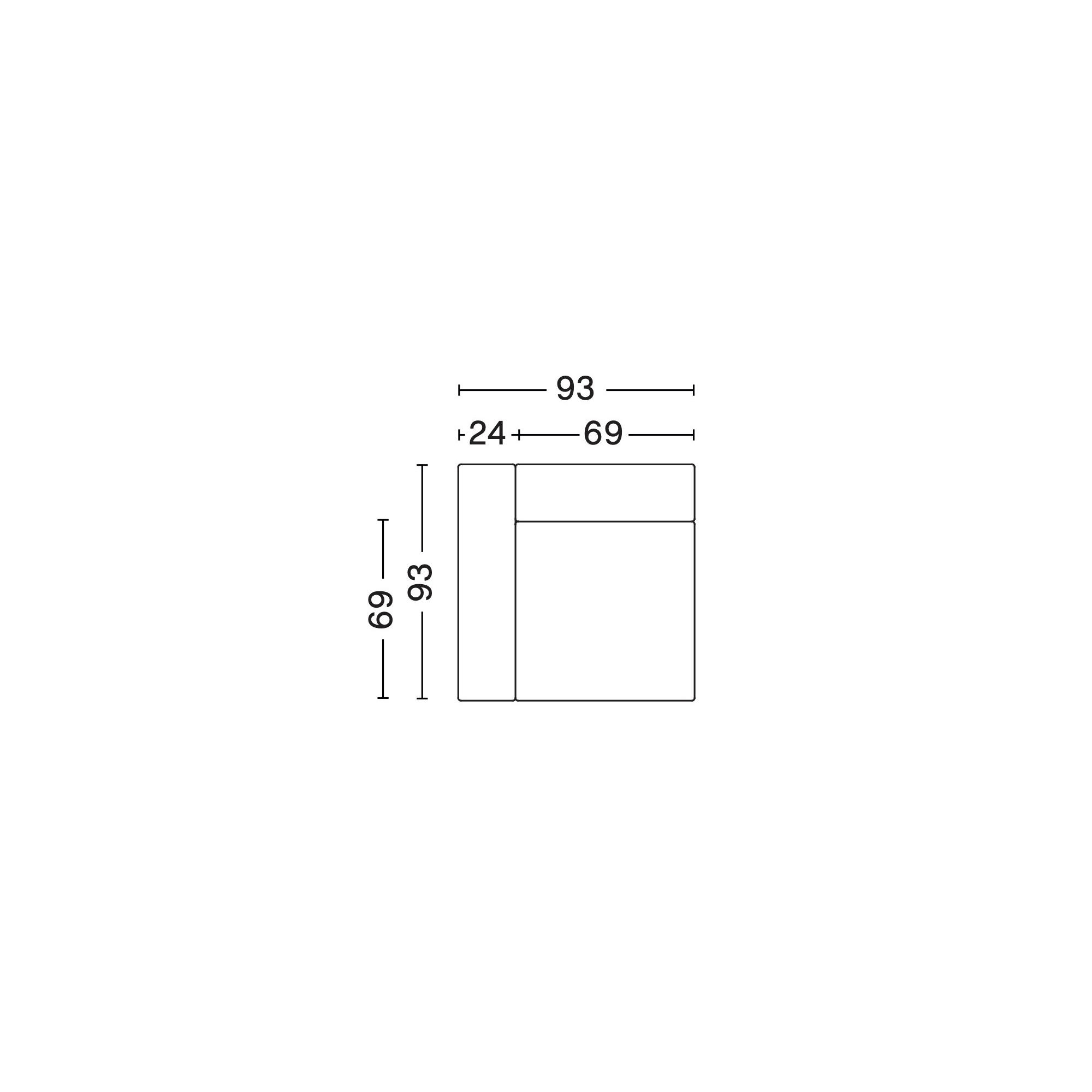 1862 – Mags / Mags Low Armrest - canapé modulable HAY