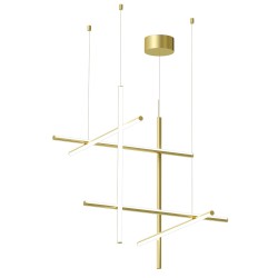 suspension Coordinates S3 CL III – anodisé champagne – Flos (F1846044)