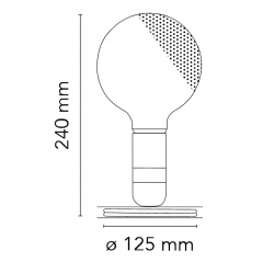 Lampadina - orange (F3299075) - Flos