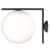 IC C/W2 wall / ceiling lamp - black (F3179030) - Flos