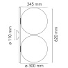 OUT OF STOCK - chrome - IC W2 double - Flos