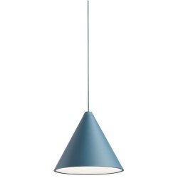 String Light pendant – blue cone / touch dimmer – Flos