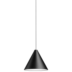 suspension String Light – cône noir / contrôle par application – Flos