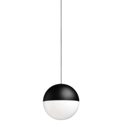 suspension String Light – sphère noire / variateur standard – Flos