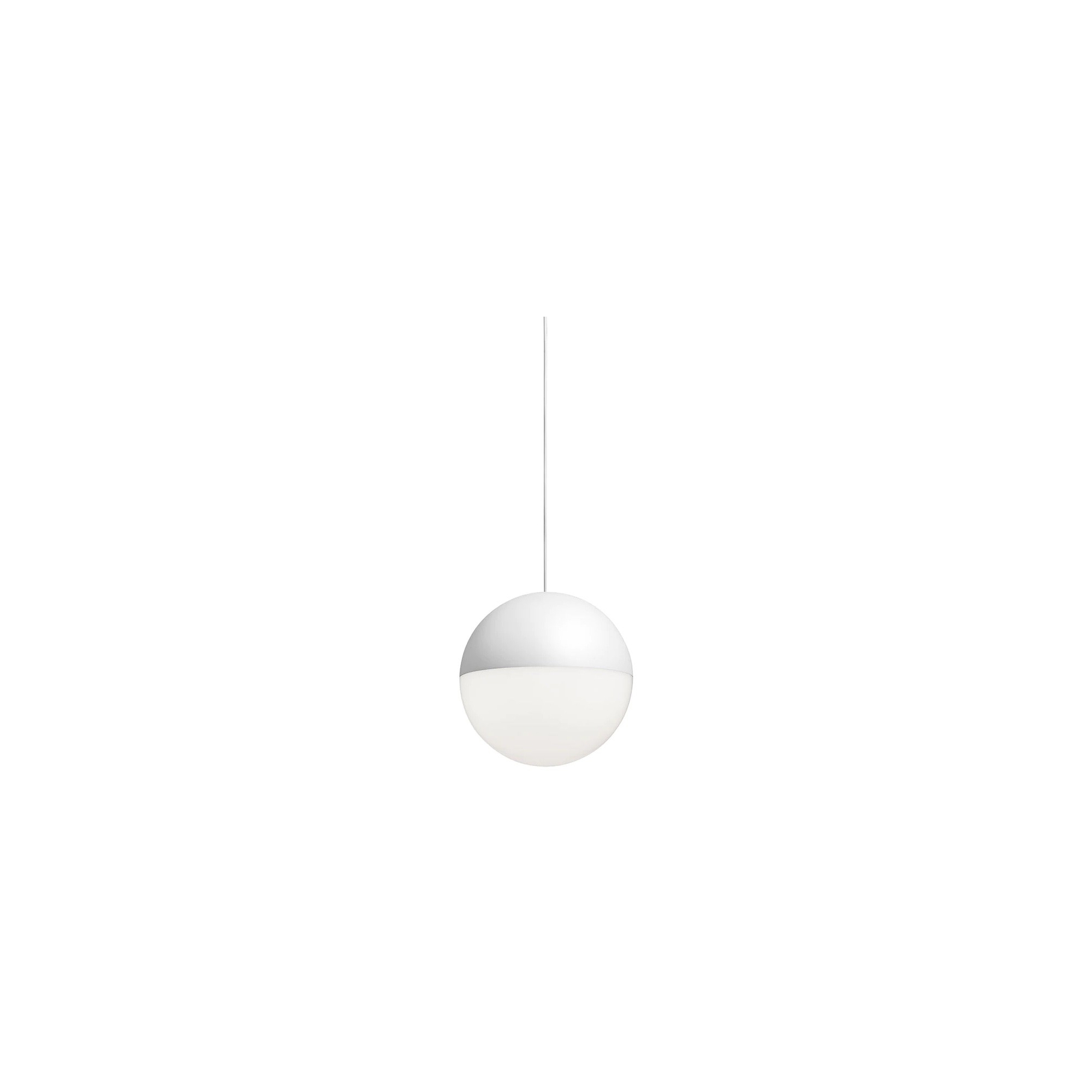 suspension String Light  – sphère blanche / variateur standard – Flos