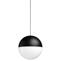 String Light pendant – black sphere / app control – Flos