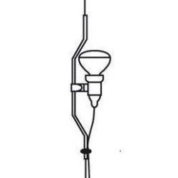 spot supplémentaire Parentesi – nickel – version interrupteur (F5500058) - Flos