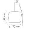 suspension Aim small – blanc – Flos (F0095009)