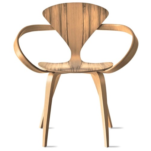 red gum + beech legs/armrests - Cherner armchair