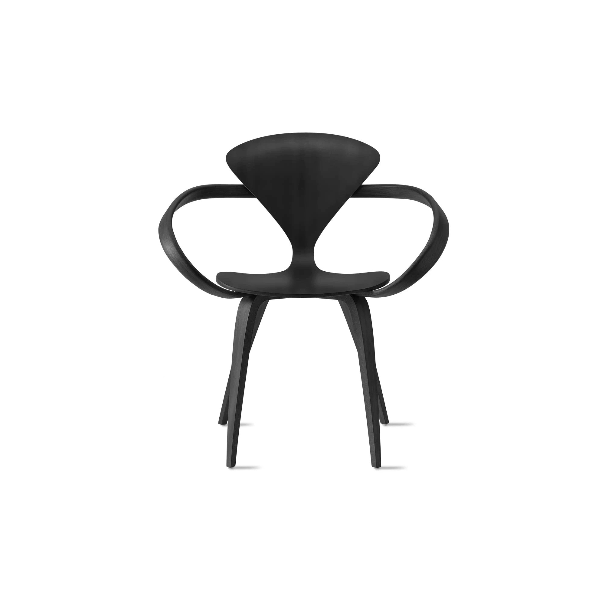 Classic Ebony - Cherner chair with armrests