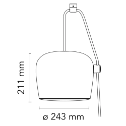 suspension Aim – blanc – Flos (F0090009)