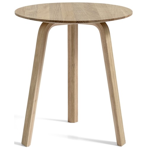 chêne vernis mat - Ø45xH49cm - table basse Bella - HAY