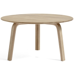 chêne vernis mat - Ø60xH32cm - table basse Bella - HAY